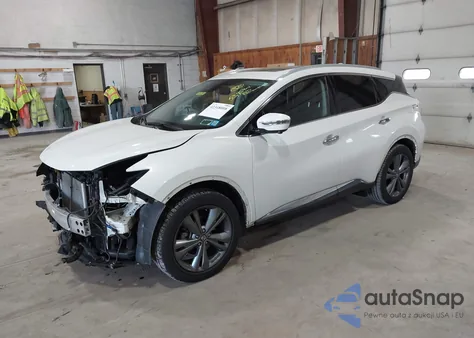 2020 Nissan Murano Platinum Intelligent Awd z USA, uszkodzony, nr VIN 5N1AZ2DS7LN149378